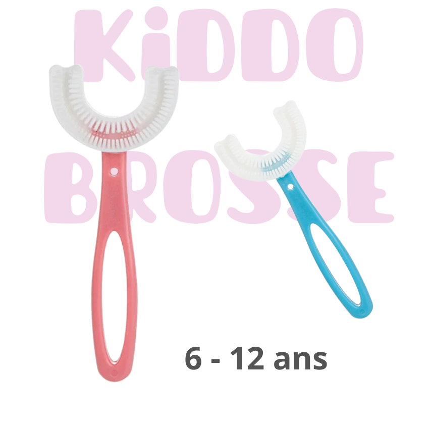 Lot de 2 KiddoBrosse 360° pour Enfant